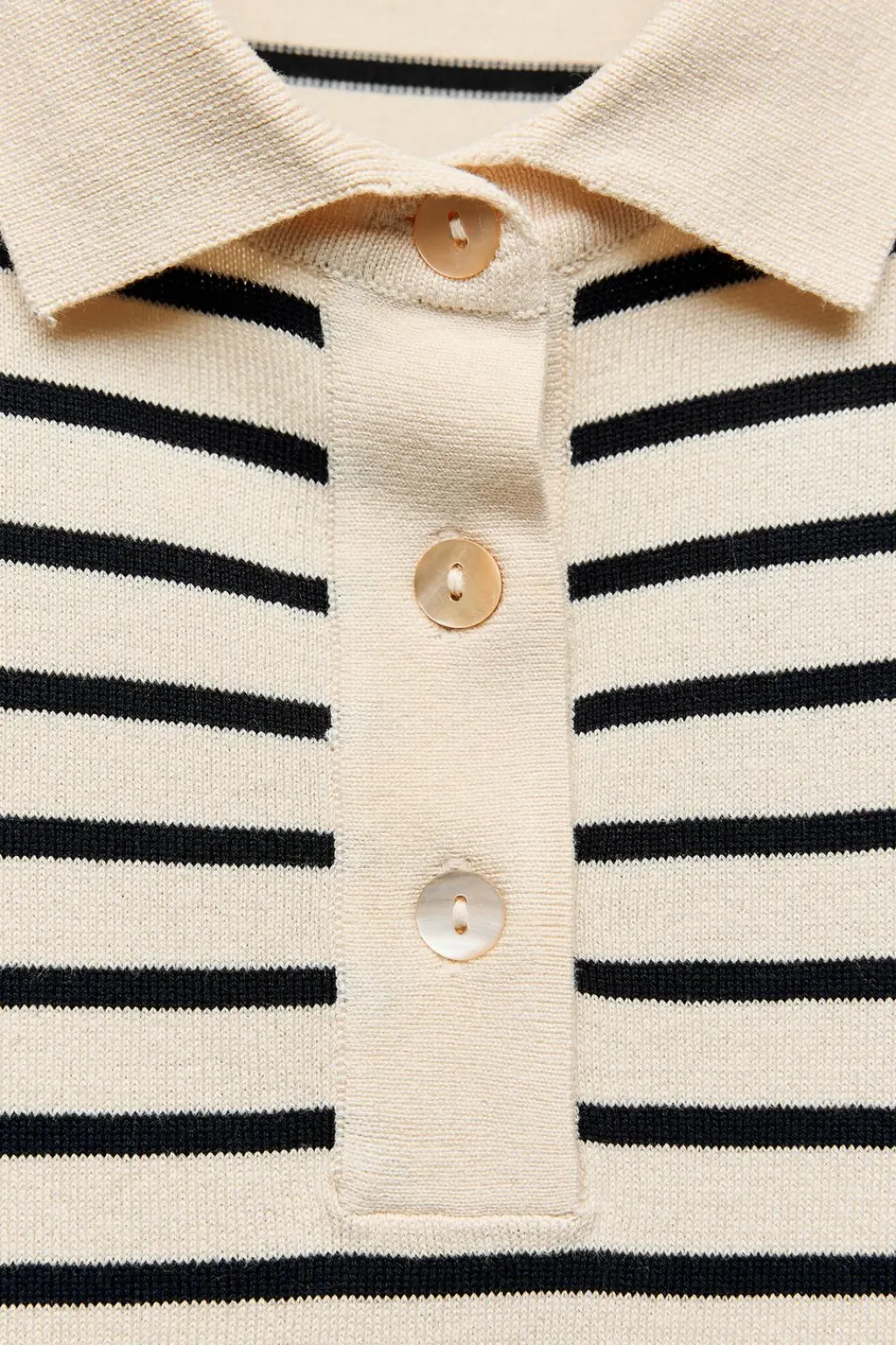 Fashion TOP POLO BÁSICO PUNTO LISO Mujer Cárdigan / Jerséis|Punto