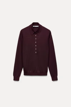 Best TOP POLO PUNTO BOTONES Mujer Cárdigan / Jerséis|Punto