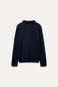 New TOP POLO PUNTO LISO Mujer Cárdigan / Jerséis|Punto