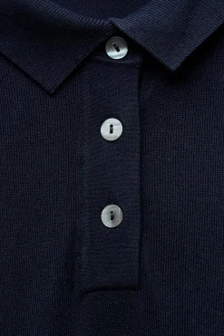 New TOP POLO PUNTO LISO Mujer Cárdigan / Jerséis|Punto