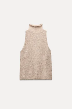 Hot TOP PUNTO ABALORIOS Mujer Cárdigan / Jerséis|Punto