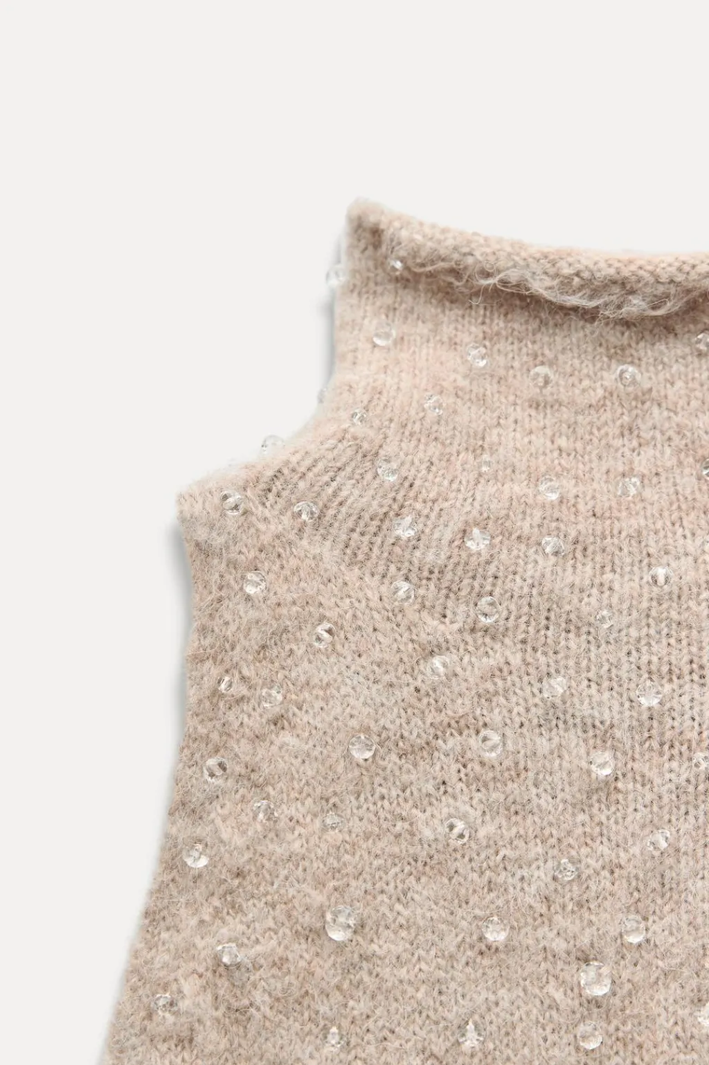 Hot TOP PUNTO ABALORIOS Mujer Cárdigan / Jerséis|Punto