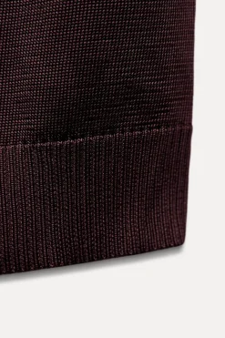 Outlet TOP PUNTO APLIQUE DORADO Mujer Cárdigan / Jerséis|Punto