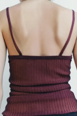 Fashion TOP PUNTO BORDADOS Mujer Tops / Bodies|Lenceria