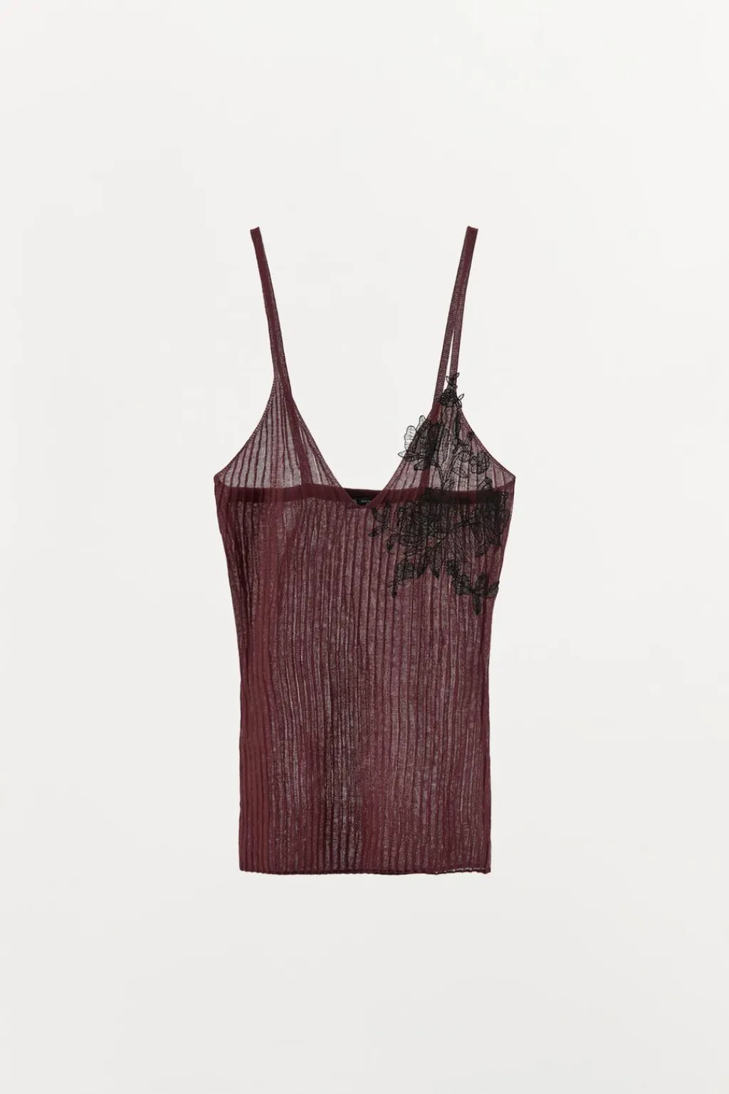 Fashion TOP PUNTO BORDADOS Mujer Tops / Bodies|Lenceria