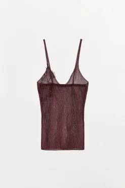 Fashion TOP PUNTO BORDADOS Mujer Tops / Bodies|Lenceria