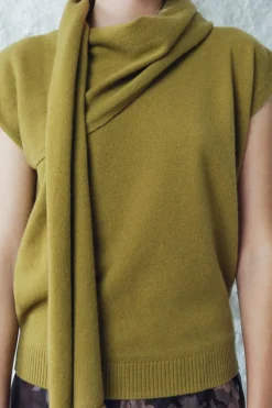 Outlet TOP PUNTO BUFANDA 100% LANA Mujer Cárdigan / Jerséis|Punto