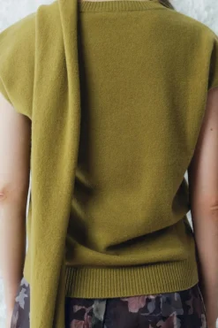 Outlet TOP PUNTO BUFANDA 100% LANA Mujer Cárdigan / Jerséis|Punto