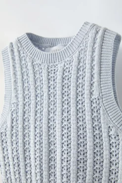 Niños ZARA 6 - 14 Años·Punto|6 - 14 Años·Camisetas<TOP PUNTO CROCHET