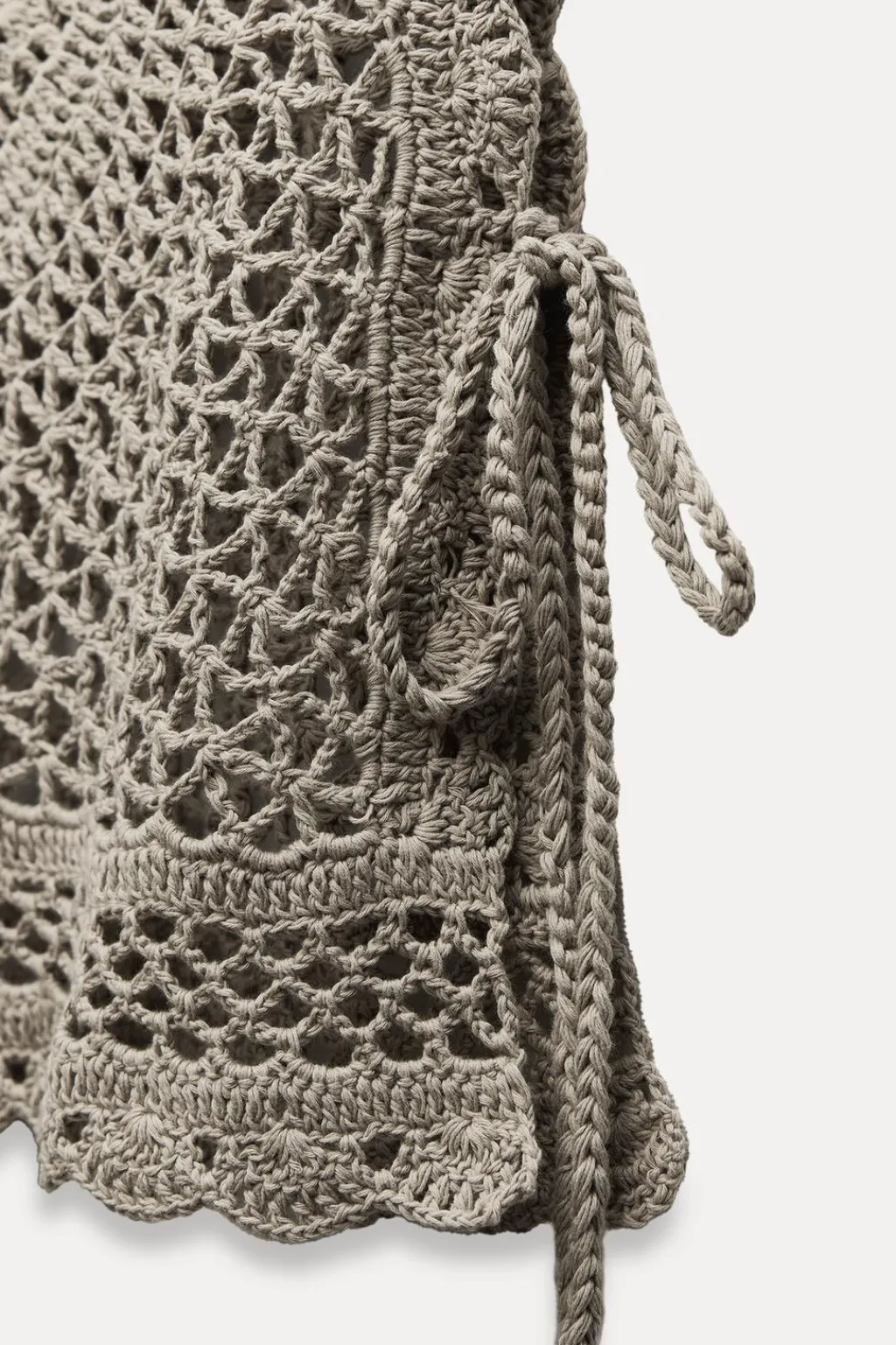 New TOP PUNTO CROCHET LAZOS Mujer Cárdigan / Jerséis|Punto