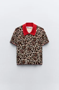 Discount TOP PUNTO ESTAMPADO ANIMAL Mujer Cárdigan / Jerséis|Punto