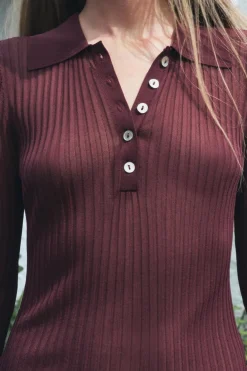 Hot TOP PUNTO FINO CANALÉ Mujer Cárdigan / Jerséis|Punto