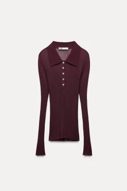 Hot TOP PUNTO FINO CANALÉ Mujer Cárdigan / Jerséis|Punto