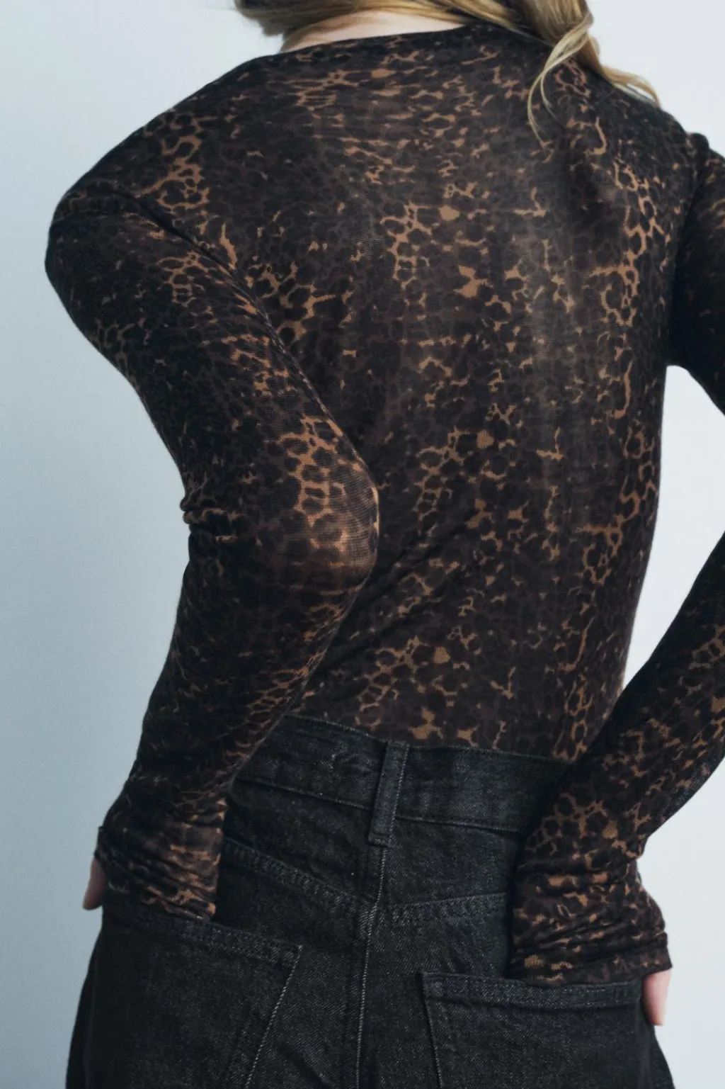 Online TOP PUNTO FINO JACQUARD ANIMAL Mujer Cárdigan / Jerséis|Punto