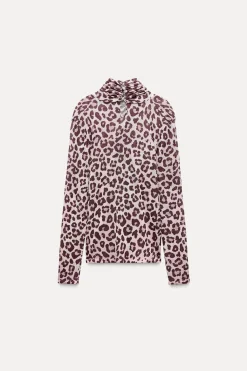 Discount TOP PUNTO FINO JACQUARD ANIMAL Mujer Cárdigan / Jerséis|Punto