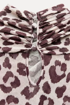 Discount TOP PUNTO FINO JACQUARD ANIMAL Mujer Cárdigan / Jerséis|Punto