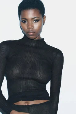 Sale TOP PUNTO FINO RIB Mujer Tops / Bodies