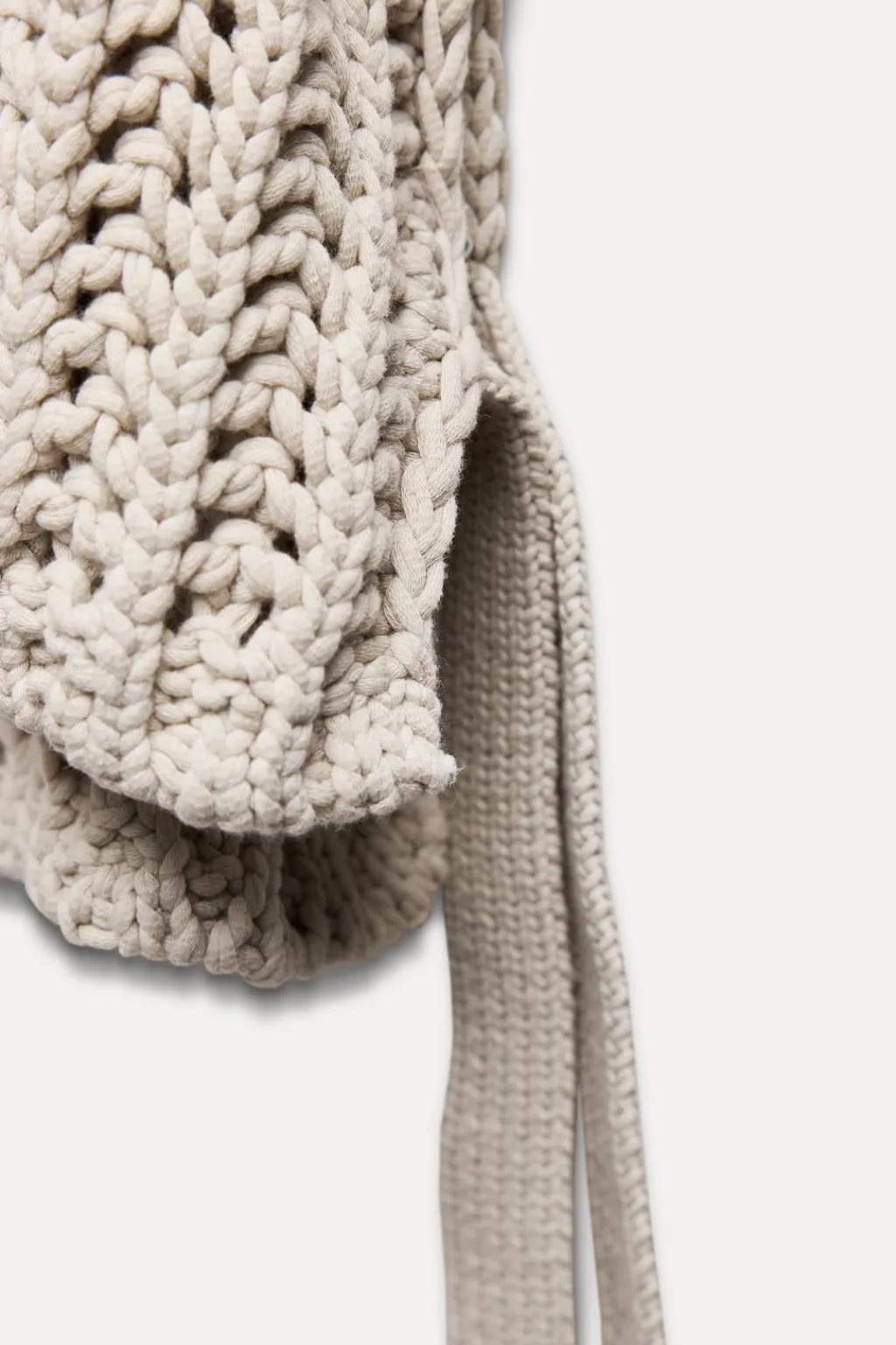 New TOP PUNTO GRUESO TIRAS LATERALES Mujer Cárdigan / Jerséis|Punto