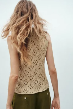 Sale TOP PUNTO HILO METALIZADO Mujer Cárdigan / Jerséis|Punto