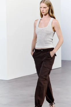 Fashion TOP PUNTO LENTEJUELAS Mujer Cárdigan / Jerséis|Punto