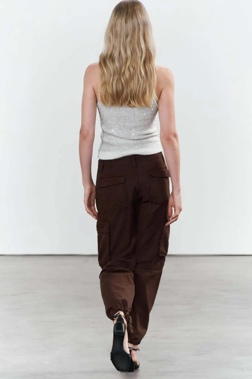 Fashion TOP PUNTO LENTEJUELAS Mujer Cárdigan / Jerséis|Punto