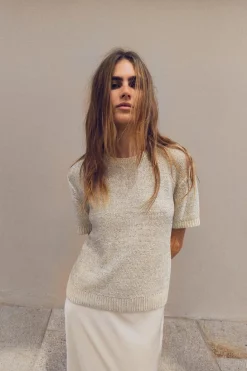 Discount TOP PUNTO LENTEJUELAS Mujer Cárdigan / Jerséis|Punto