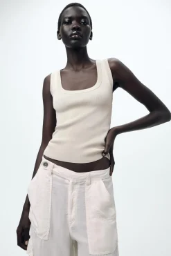 Sale TOP PUNTO LISO Mujer Cárdigan / Jerséis|Punto