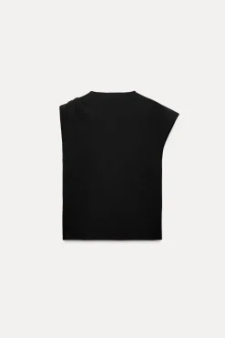 Clearance TOP PUNTO LISO APLIQUE DORADO Mujer Cárdigan / Jerséis|Punto