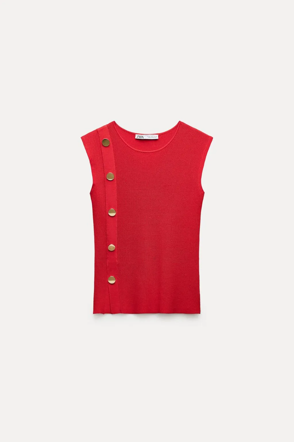 Hot TOP PUNTO LISO BOTÓN DORADO Mujer Cárdigan / Jerséis|Punto