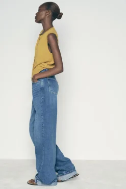 Clearance TOP PUNTO LISO BOTONES DORADOS Mujer Cárdigan / Jerséis|Punto