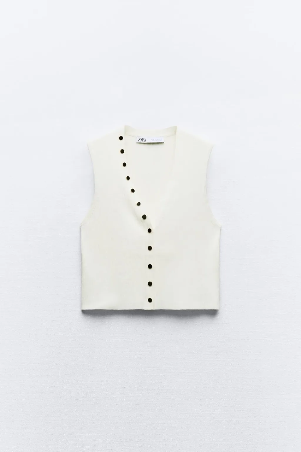 Hot TOP PUNTO LISO BOTONES DORADOS Mujer Cárdigan / Jerséis|Punto