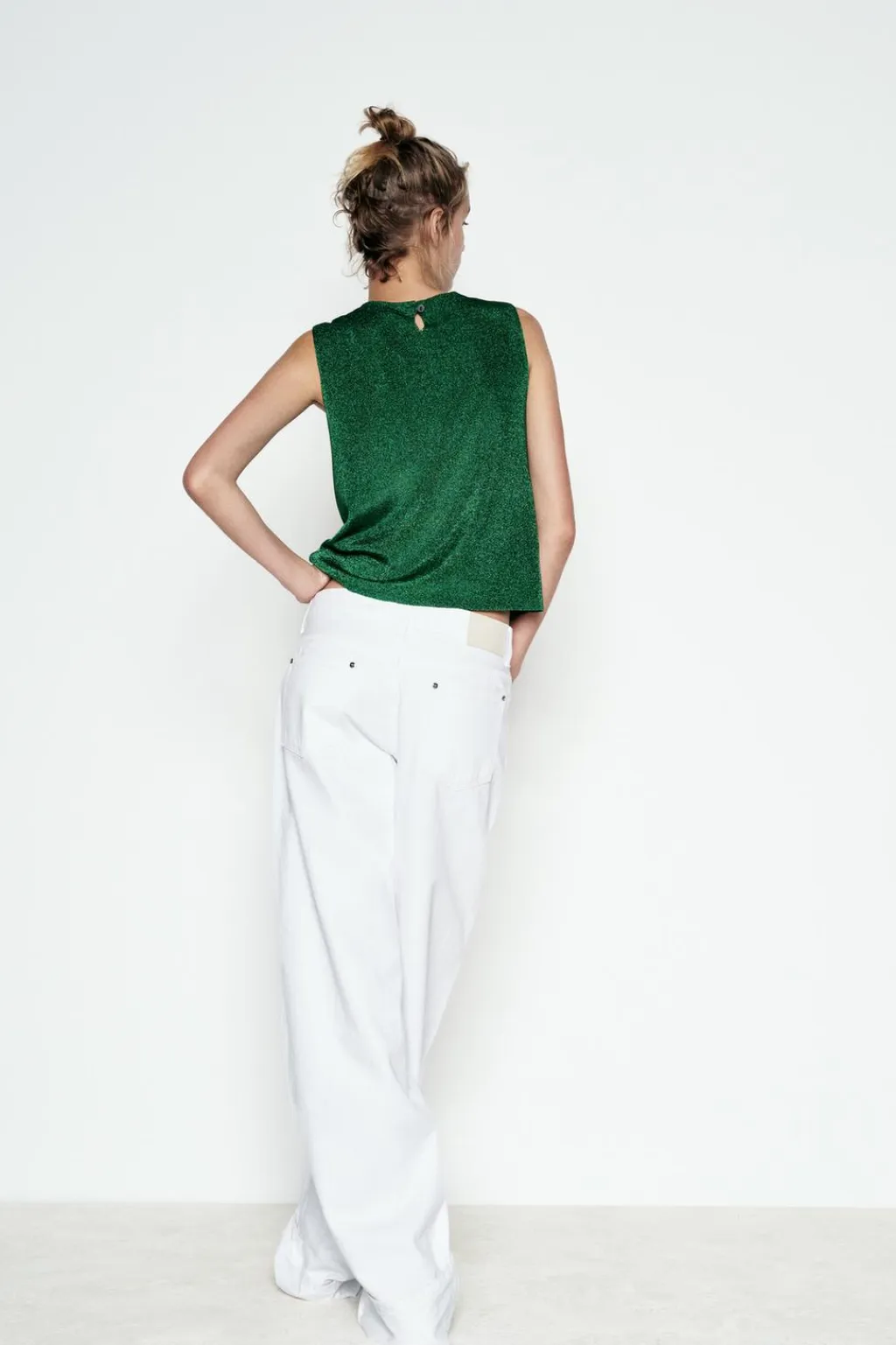 Hot TOP PUNTO LISO HILO METALIZADO Mujer Cárdigan / Jerséis|Punto