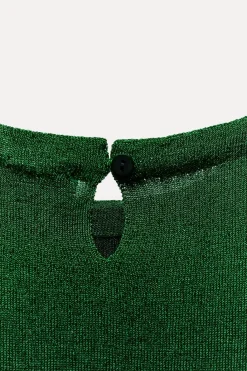 Hot TOP PUNTO LISO HILO METALIZADO Mujer Cárdigan / Jerséis|Punto