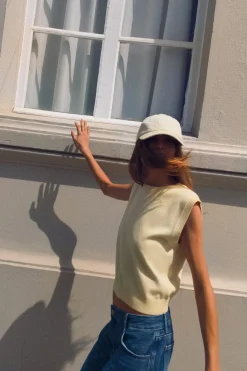 New TOP PUNTO LISO MANGA SISA Mujer Cárdigan / Jerséis|Punto