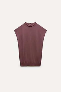 Best TOP PUNTO LISO MANGA SISA Mujer Cárdigan / Jerséis|Punto