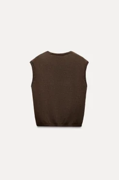 Fashion TOP PUNTO LISO MANGA SISA Mujer Cárdigan / Jerséis|Punto