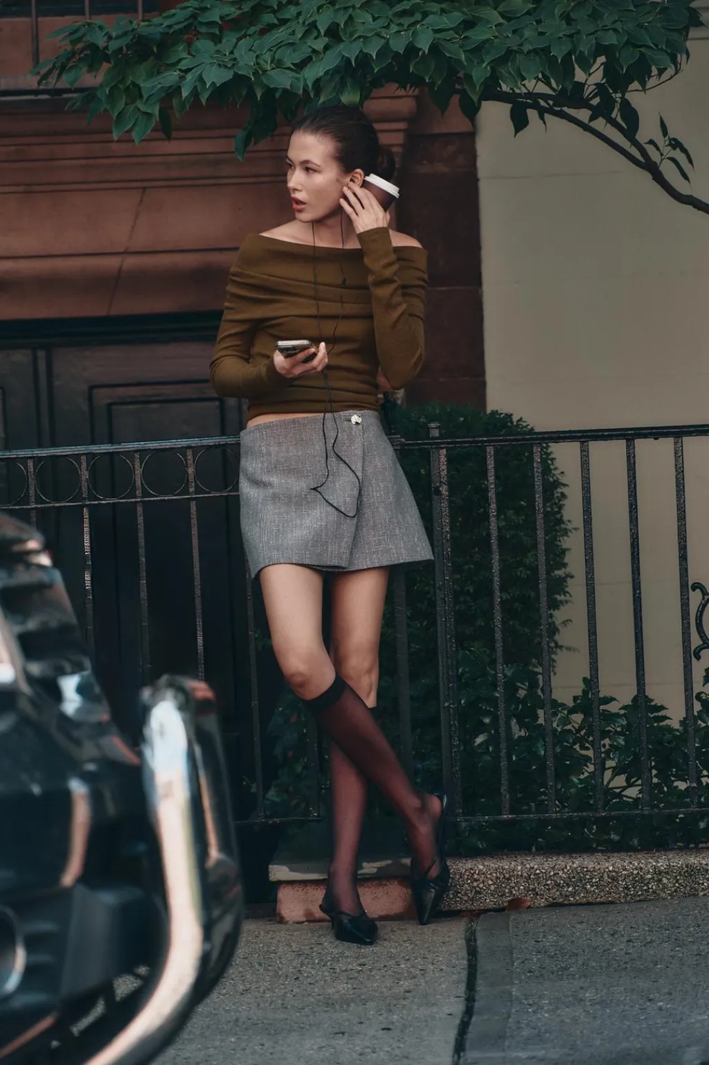 Hot TOP PUNTO LISO OFF SHOULDER Mujer Cárdigan / Jerséis|Punto