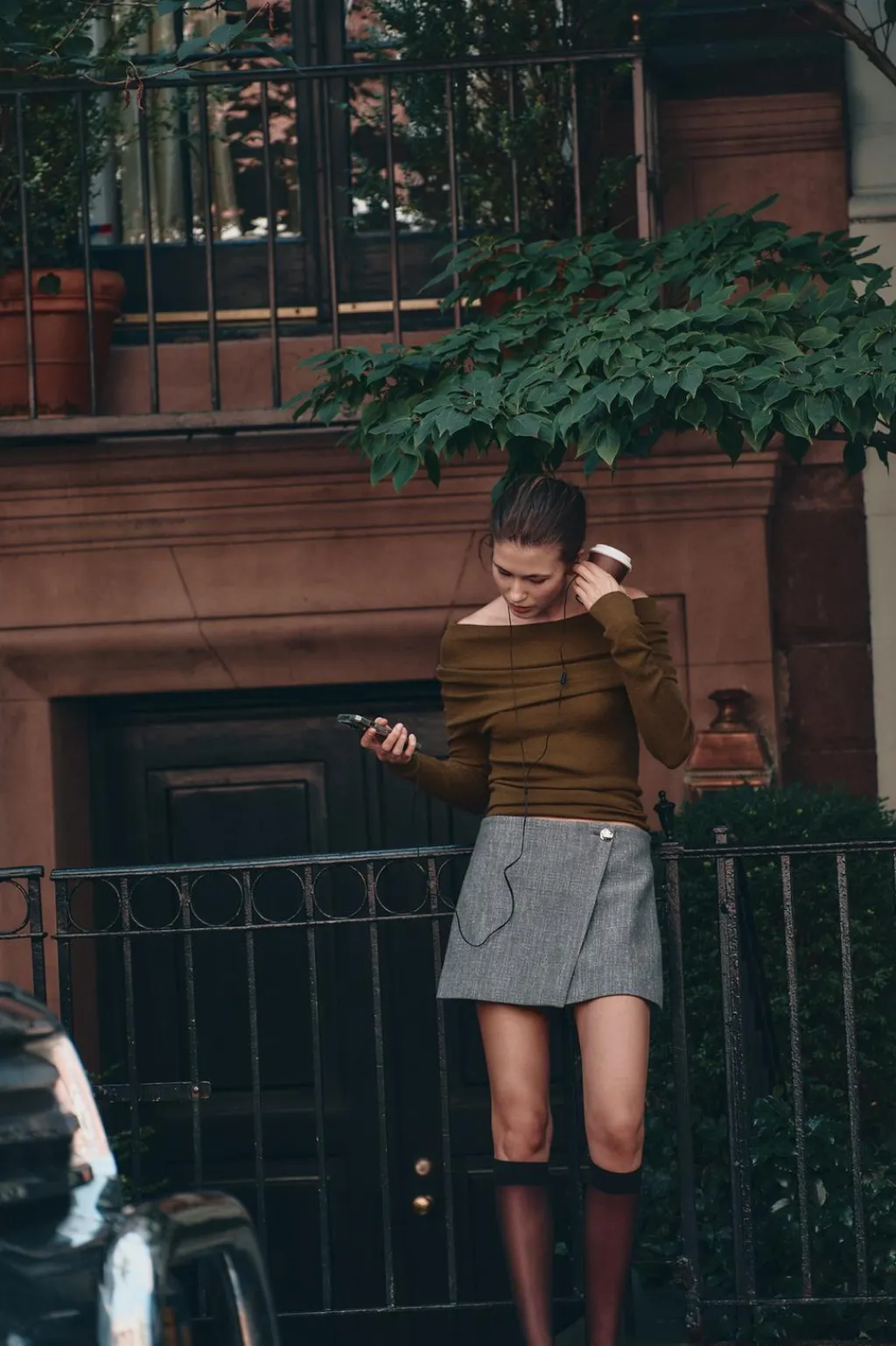 Hot TOP PUNTO LISO OFF SHOULDER Mujer Cárdigan / Jerséis|Punto