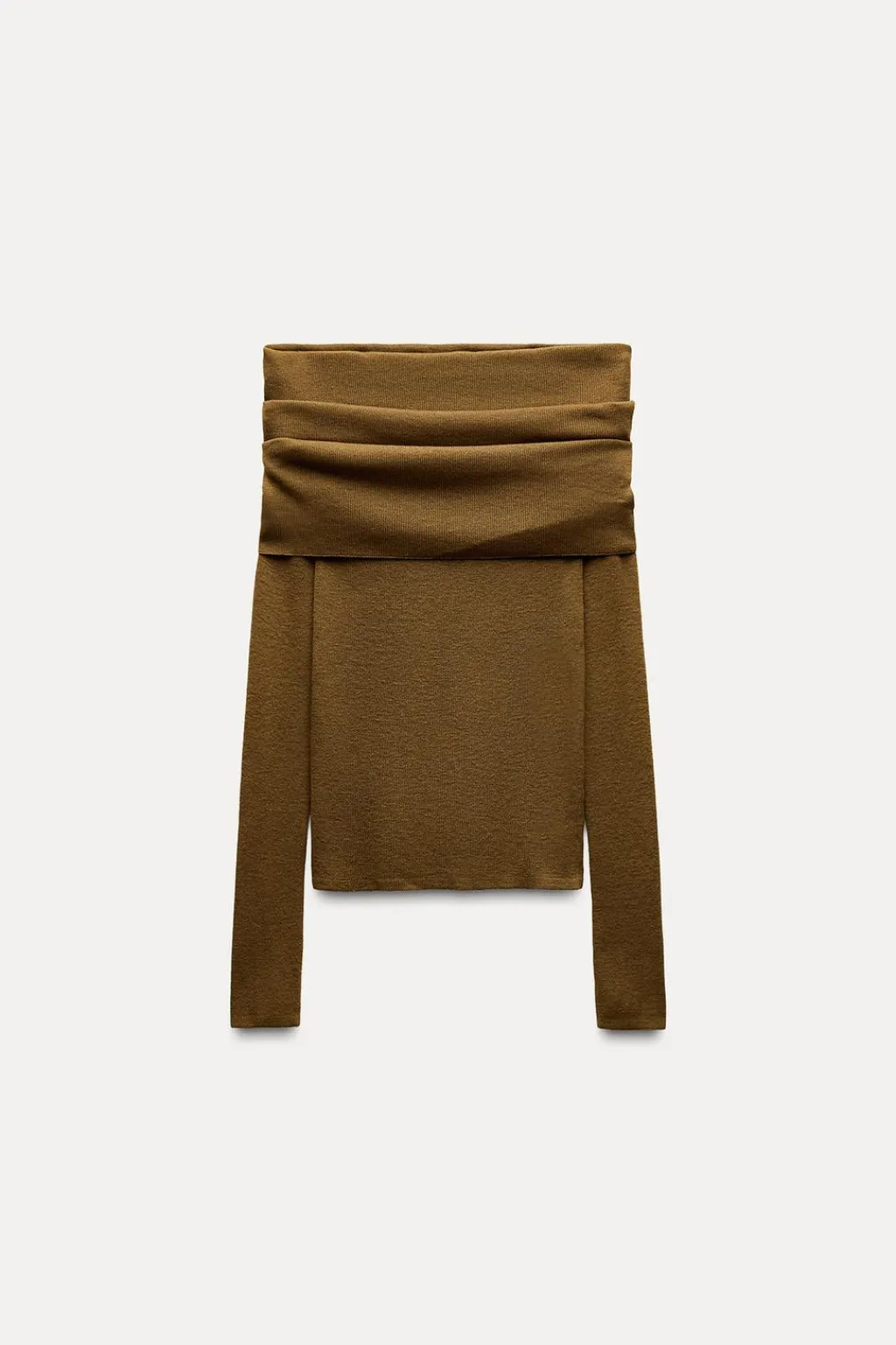 Hot TOP PUNTO LISO OFF SHOULDER Mujer Cárdigan / Jerséis|Punto