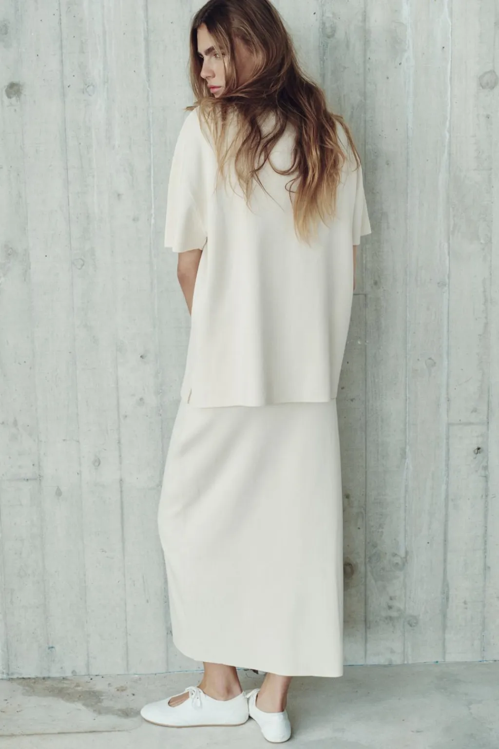 Online TOP PUNTO LISO OVERSIZE Mujer Cárdigan / Jerséis|Punto