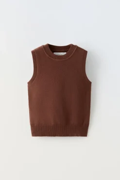 Niños ZARA 6 - 14 Años·Punto|6 - 14 Años·Camisetas<TOP PUNTO MANGA SISA