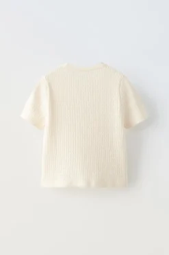 Niños ZARA 6 - 14 Años·Punto|6 - 14 Años·Camisetas<TOP PUNTO POINTELLE