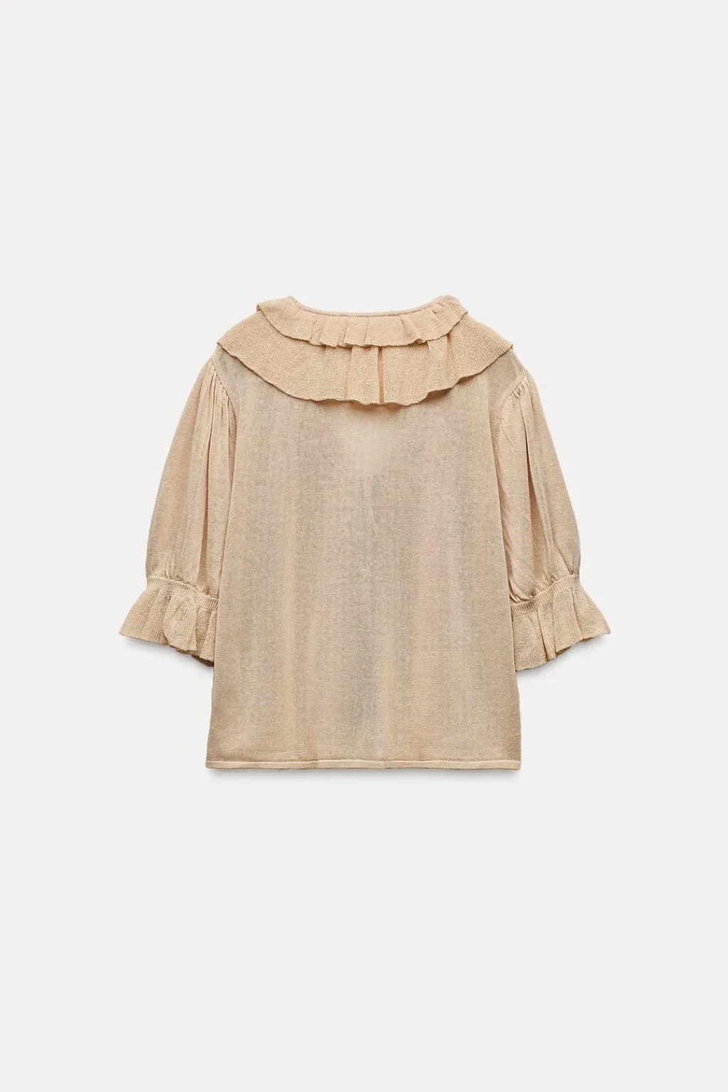 Outlet TOP PUNTO VOLANTES Mujer Cárdigan / Jerséis|Punto