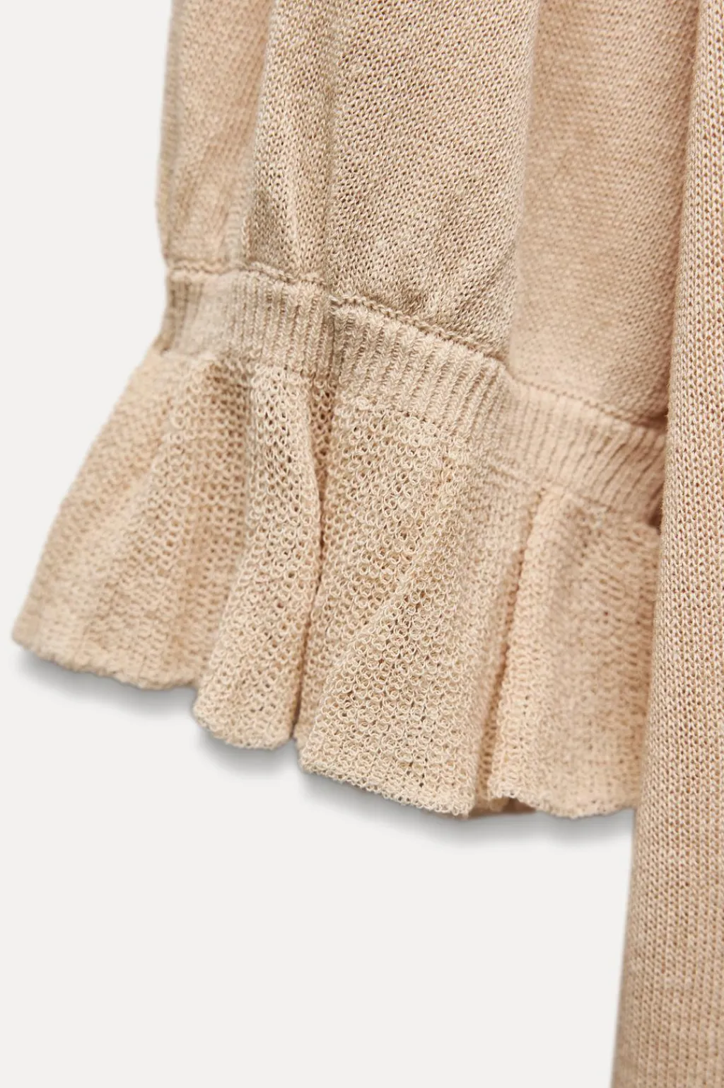 Outlet TOP PUNTO VOLANTES Mujer Cárdigan / Jerséis|Punto