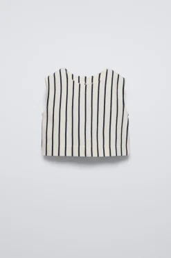 Niños ZARA 6 - 14 Años·Camisetas|6 - 14 Años·Total Look<TOP RAYAS LAZOS