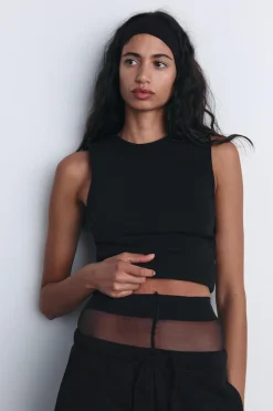 Best TOP RIB ABERTURA ESPALDA Mujer Tops / Bodies|Sudaderas / Joggers