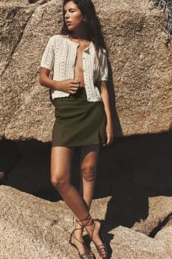 Sale TOP ROMÁNTICO PUNTO ENCAJE Y PERLAS Mujer Cárdigan / Jerséis|Punto