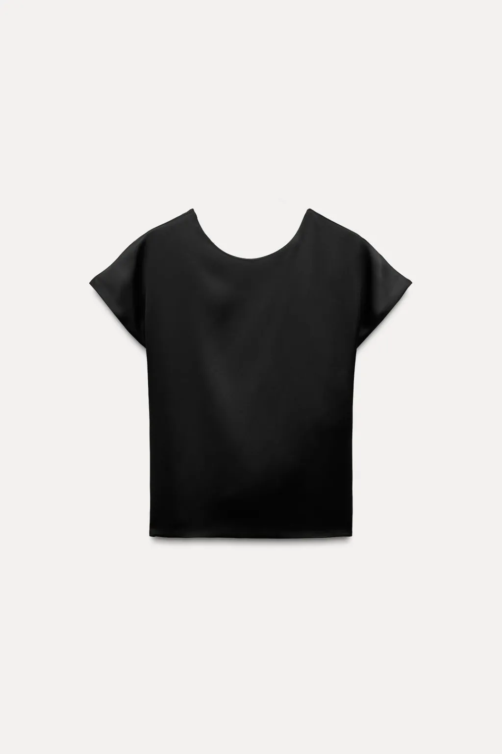 Fashion TOP SATINADO NUDO ESPALDA Mujer Tops / Bodies