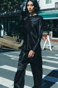 Hot TOP SATINADO ZW COLLECTION Mujer Tops / Bodies