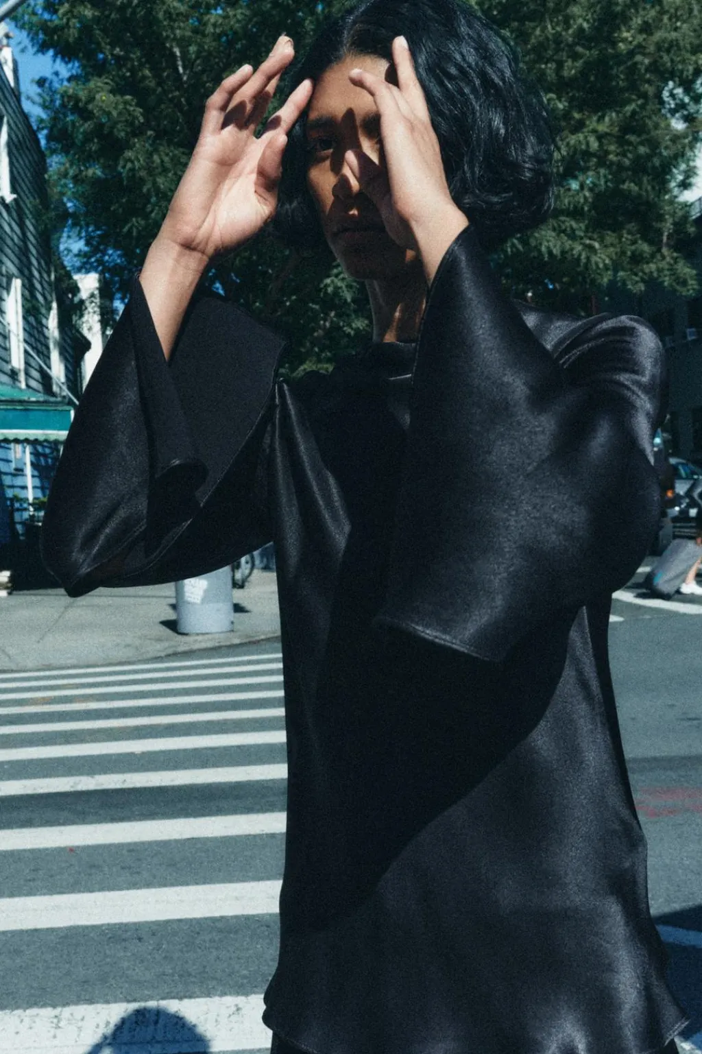 Hot TOP SATINADO ZW COLLECTION Mujer Tops / Bodies